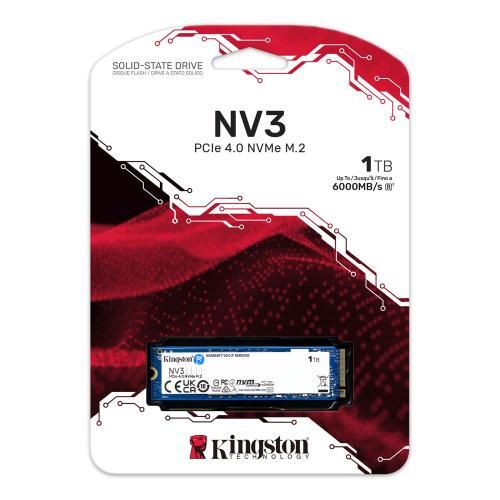 SSD KINGSTON 1TB NV3 PCIe 4.0 NVMe SNV3S/1000G
